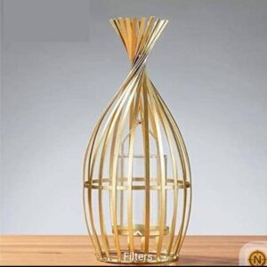 Metal Candlestick Holder –