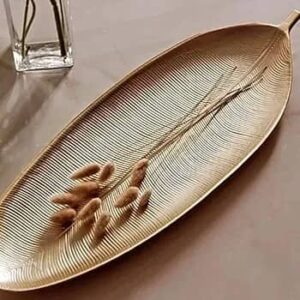 Harmony Tree Branch Plate – 16″ | Gold Decorative Serving Plate