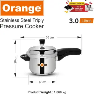 Orange Pressure Cooker