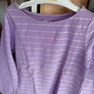 Purple stripped shirt for girls
