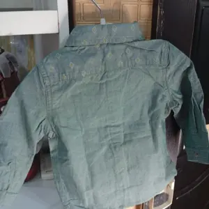 Green long sleeve shirt for boys